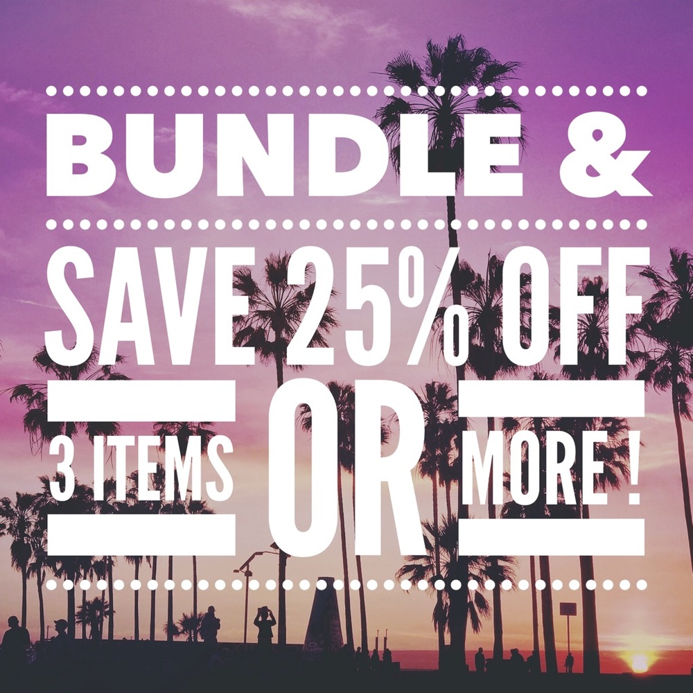25% off 3 or more items CLEAN OUT MY CLOSET 🙌🎉